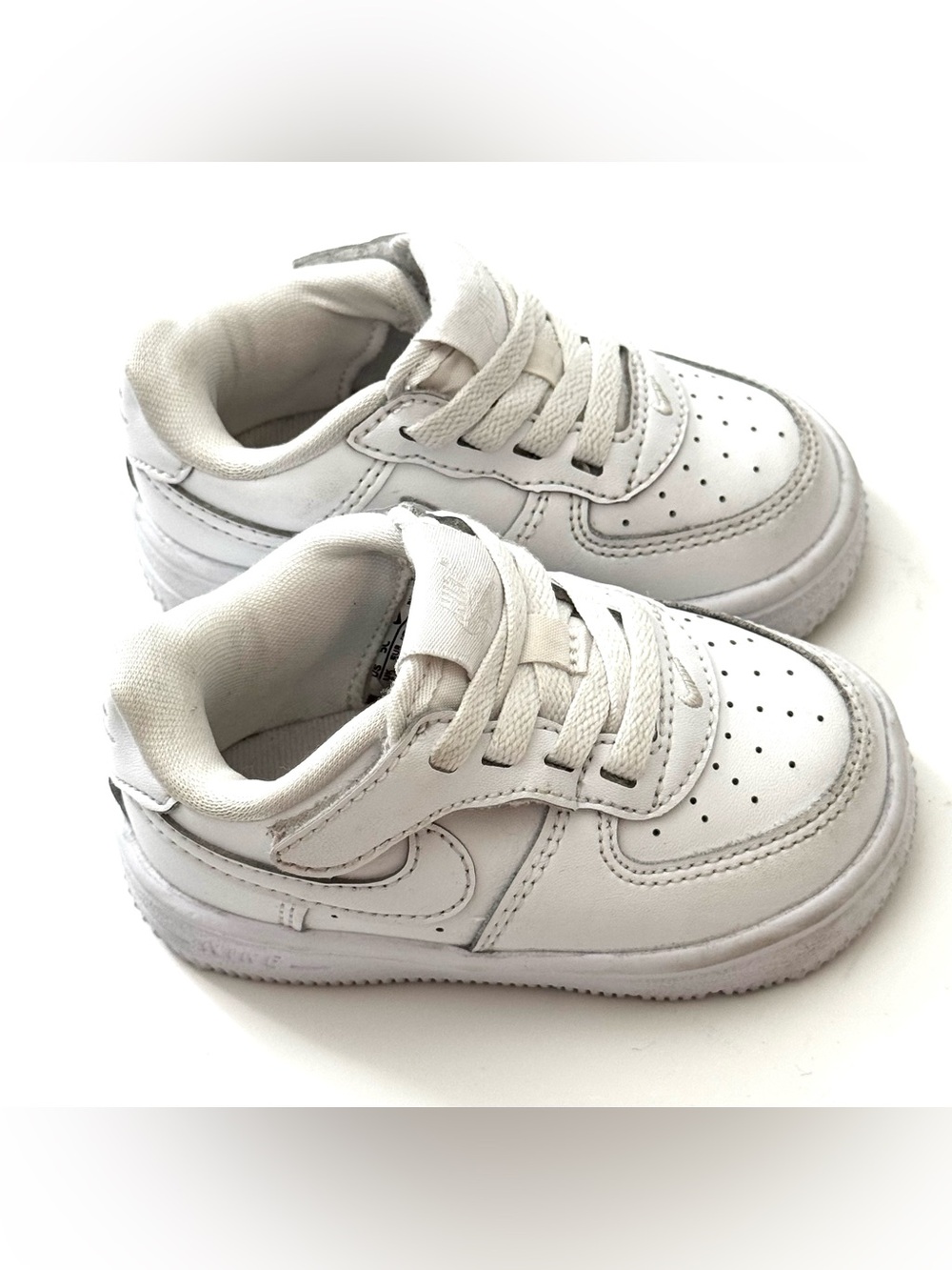 Toddler Nike Air Force 1 EasyOn (Triple White) - Size 4.5C